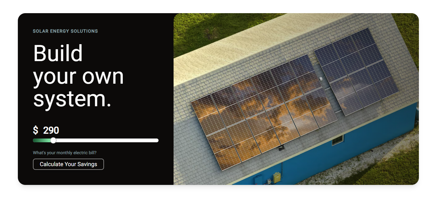 Sun Studios - Solar Configuration Web App project showcasing Interactive web app using Google Solar API to visualize solar panel layouts with dynamic mapping and ROI calculations.